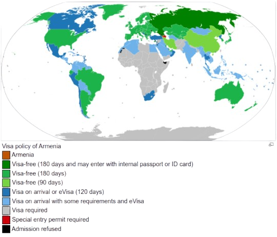 visa free map