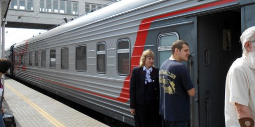 Russia typical train